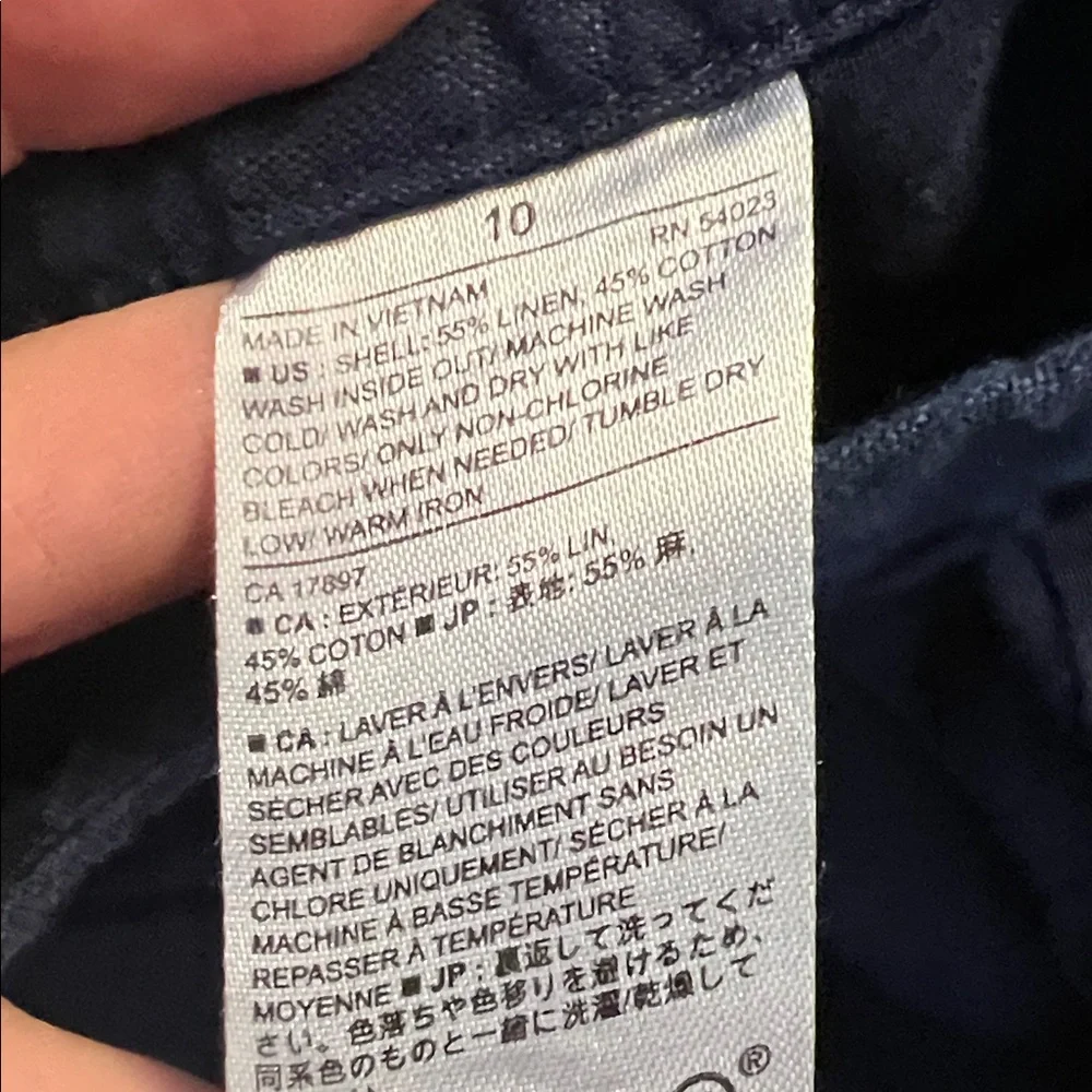 Banana Republic Women's Navy Trousers - Picture 3 of 4